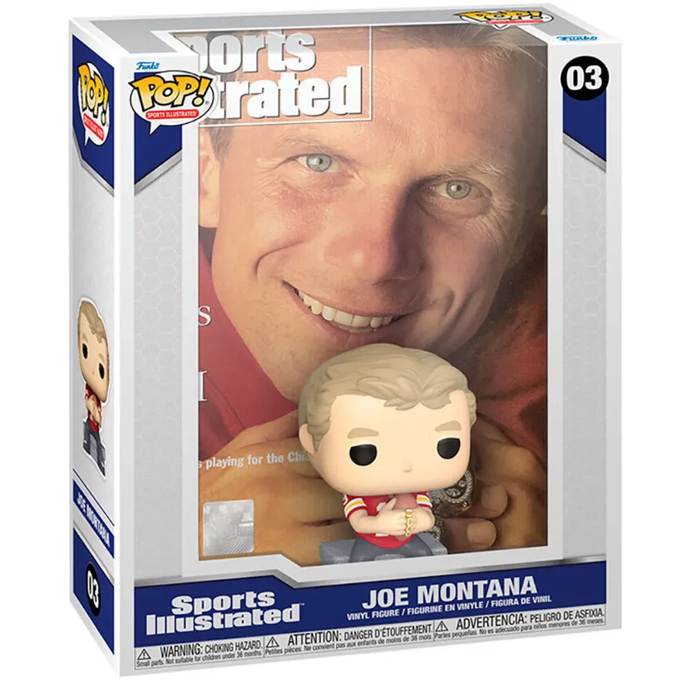 Sports Illustrated Joe Montana-figur från Funko – omslag