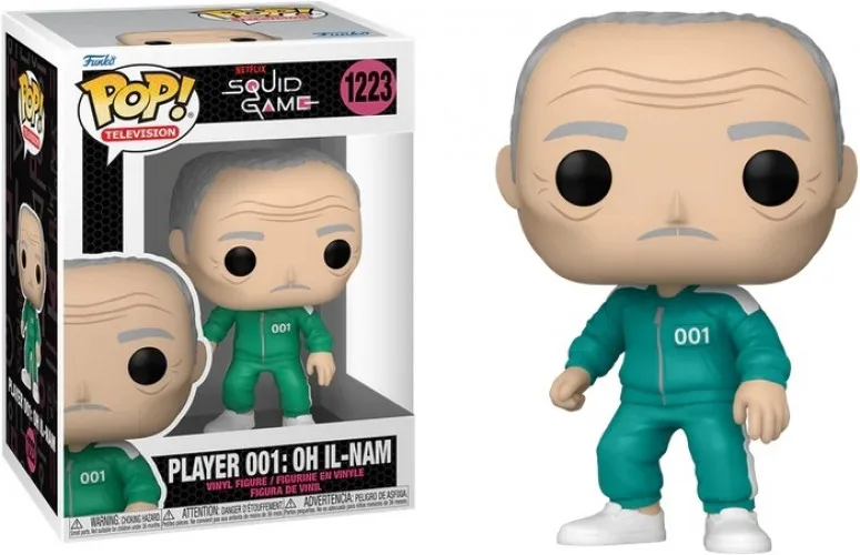 Squid Game Funko Pop Vinyl: Player 001: Oh Il-Nam van Funko – cover 1 van 2