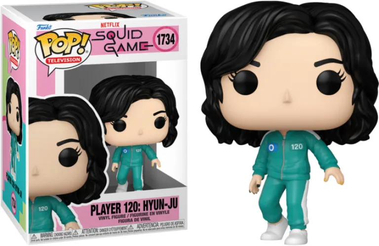 Squid Game Funko Pop Vinyl: Player 120: Hyun-Ju van Funko – cover 1 van 2