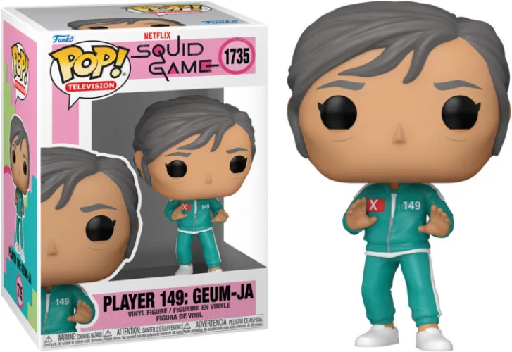 Squid Game Funko Pop Vinyl: Player 149: Geum-Ja van Funko – cover 1 van 2