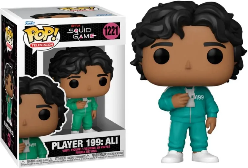 Squid Game Funko Pop Vinyl: Player 199: Ali van Funko – cover 1 van 2