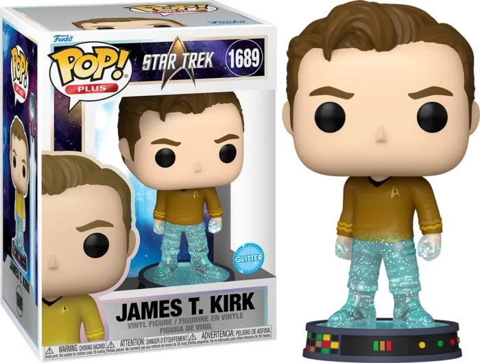 Star Trek Picard Funko Pop Vinyl: Transporting James T. Kirk (Glitter) by Funko – cover 1 of 2