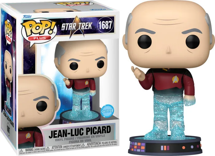Star Trek Picard Funko Pop Vinyl: Transporting Jean-Luc Picard (Glitter) by Funko – cover 1 of 2