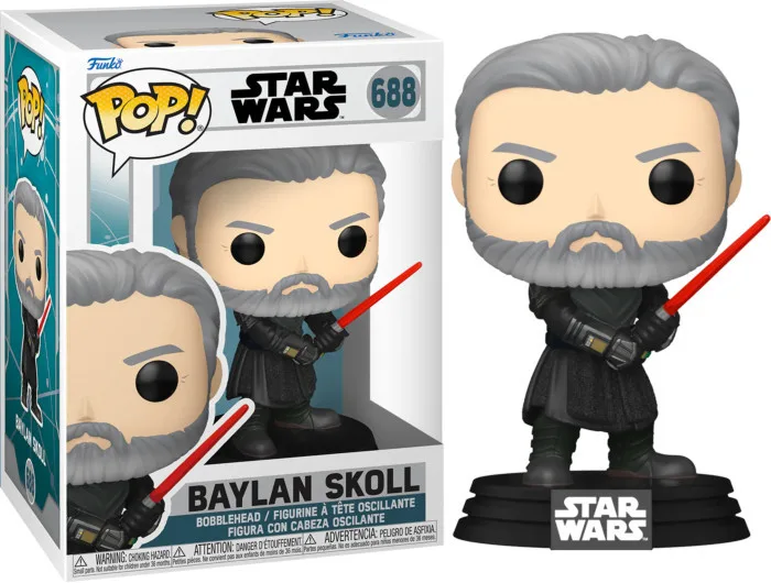 Star Wars: Ahsoka S2 Funko Pop Vinyl: Baylan Skoll de Funko – jaquette 1 sur 3