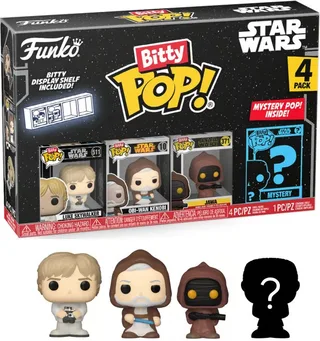 Star Wars Funko Bitty Pop! 4-Pack: Luke Skywalker / Obi-Wan Kenobi / Jawa by Funko – cover 1 of 2