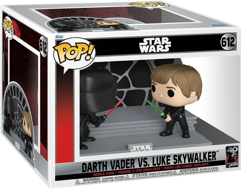 Star Wars Funko Pop Vinyl: Darth Vader vs Luke Skywalker by Funko – cover 1 of 3