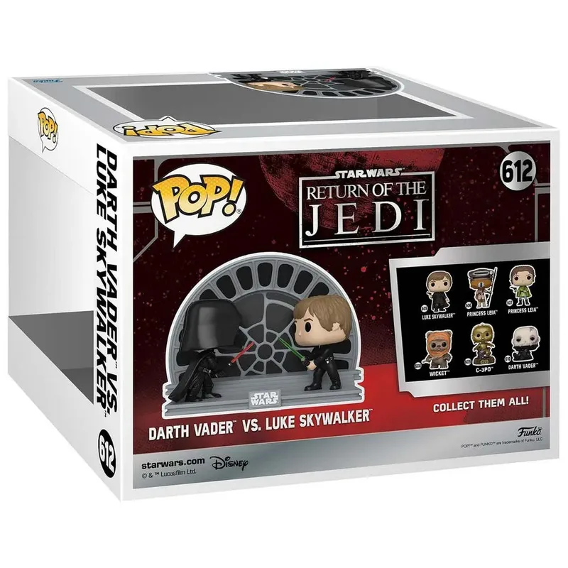 Star Wars Funko Pop Vinyl: Darth Vader vs Luke Skywalker by Funko – cover 2 of 3