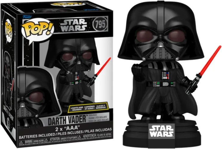 Star Wars Funko Pop Vinyl: Darth Vader (with Lights & Sound) by Funko – cover 1 of 2