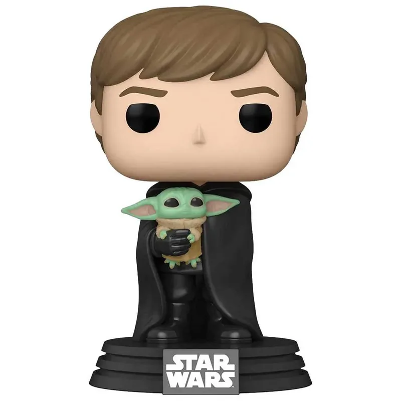 Star Wars Funko Pop Vinyl: Luke Skywalker with Grogu by Funko – cover 2 of 2
