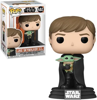 Star Wars Funko Pop Vinyl: Luke Skywalker with Grogu by Funko – cover 1 of 2