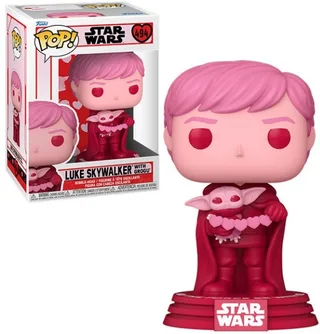 Star Wars Funko Pop Vinyl: Luke Skywalker with Grogu (Valentines Day) van Funko – cover 1 van 3