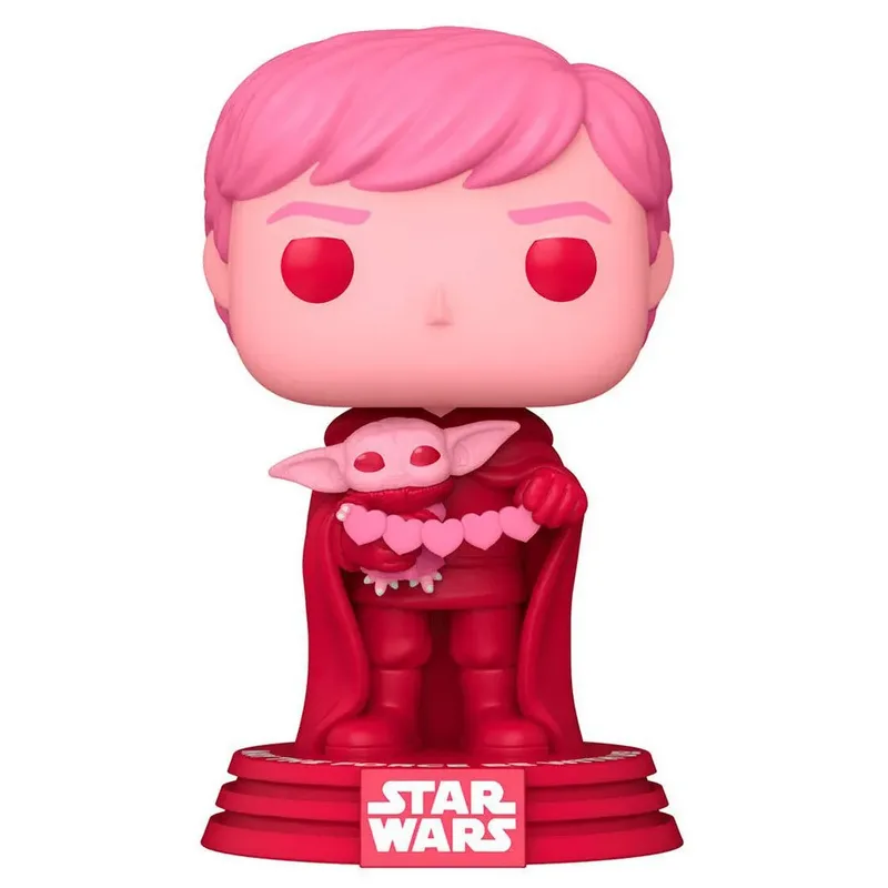 Star Wars Funko Pop Vinyl: Luke Skywalker with Grogu (Valentines Day) van Funko – cover 2 van 3