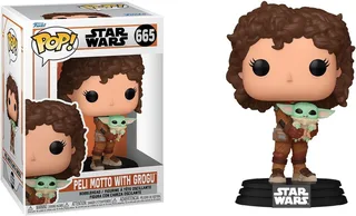 Star Wars Funko Pop Vinyl: Peli Motto with Grogu van Funko – cover 1 van 3