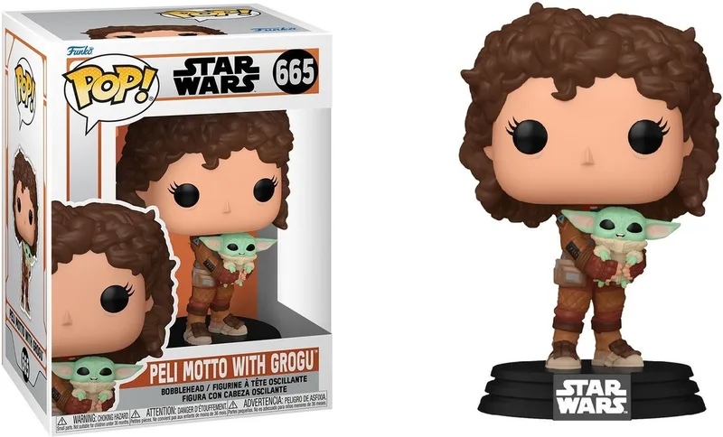 Star Wars Funko Pop Vinyl: Peli Motto with Grogu van Funko – cover 1 van 3