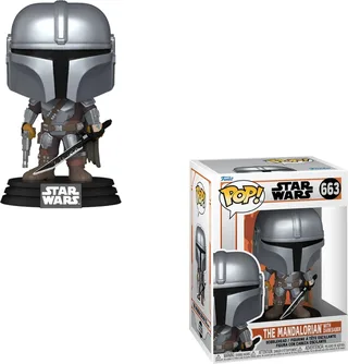 Star Wars Funko Pop Vinyl: The Mandalorian with Darksaber by Funko – cover 1 of 2