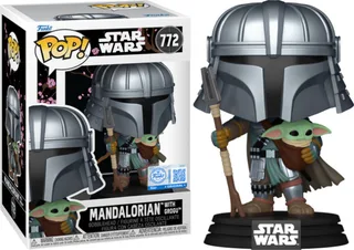 Star Wars Impressions Funko Pop Vinyl: Mandalorian with Grogu (772) by Funko – cover 1 of 3