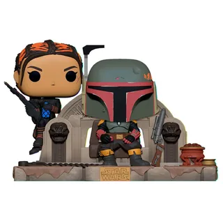 Star Wars the Mandalorian Funko Pop Vinyl: Boba Fett and Fennec Shand on Throne van Funko – cover 2 van 2