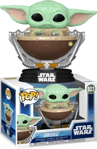 Star Wars The Mandalorian Funko Pop Vinyl: Grogu (in Hover Pram) de Funko – jaquette 1 sur 2