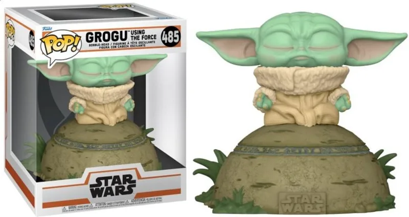 Star Wars The Mandalorian Funko Pop Vinyl: Grogu using the Force van Funko – cover 1 van 2