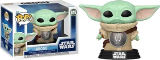 Star Wars The Mandalorian Funko Pop Vinyl: Grogu (with Crest) de Funko – jaquette 2 sur 2