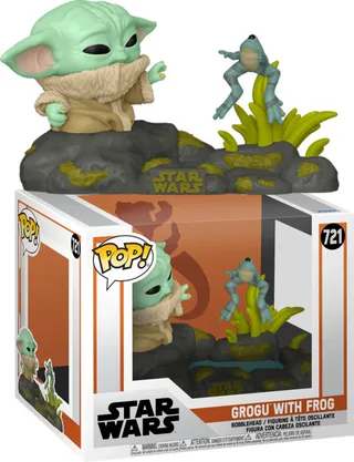 Star Wars The Mandalorian Funko Pop Vinyl: Grogu with Frog van Funko – cover 1 van 2
