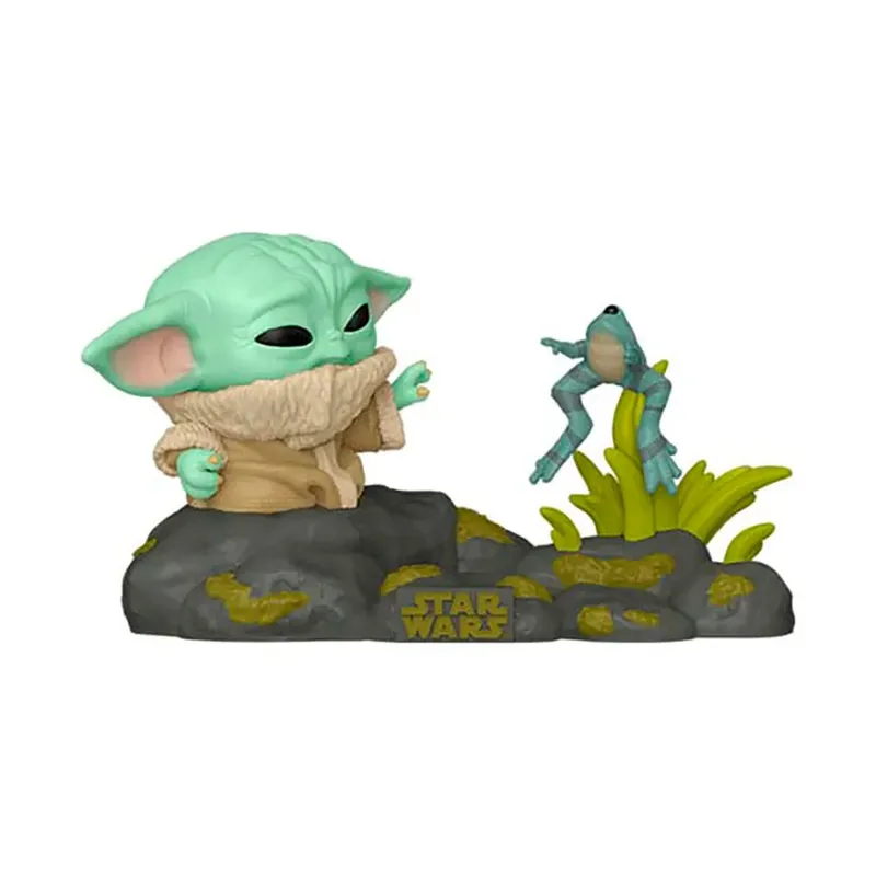 Star Wars The Mandalorian Funko Pop Vinyl: Grogu with Frog van Funko – cover 2 van 2