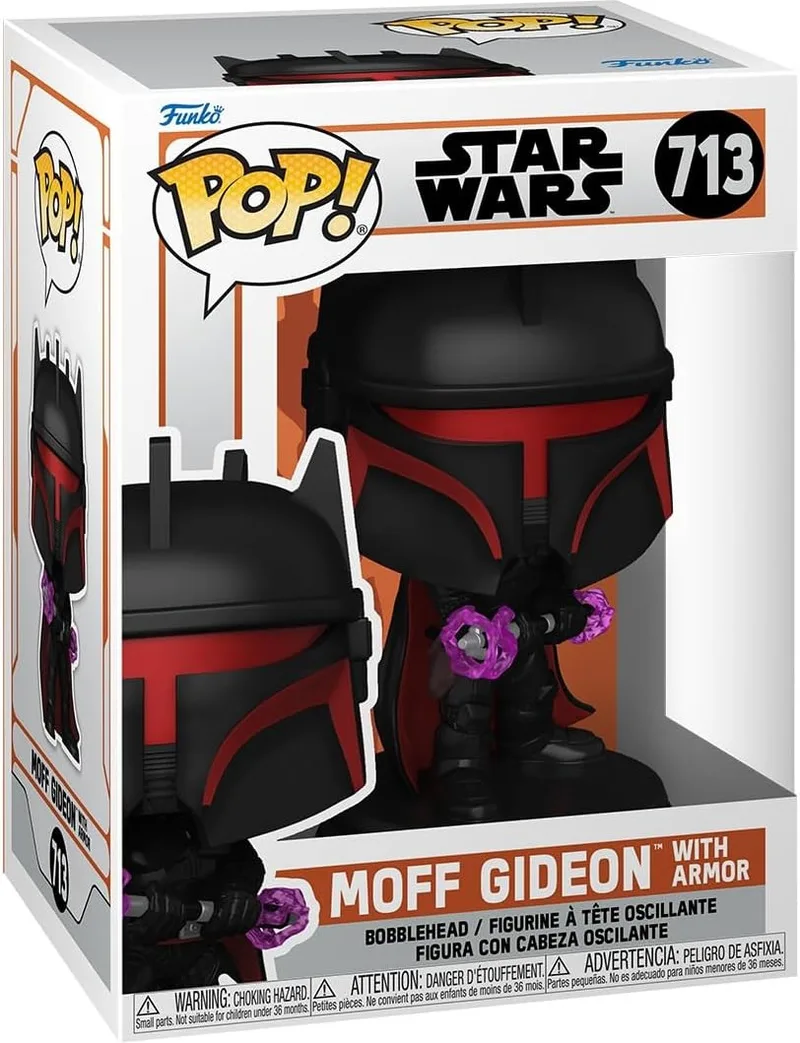 Star Wars The Mandalorian Funko Pop Vinyl: Moff Gideon with Armor van Funko – cover 1 van 2