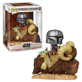 Star Wars the Mandalorian Funko Pop Vinyl: The Mandalorian & The Child on Bantha de Funko – jaquette 3 sur 3