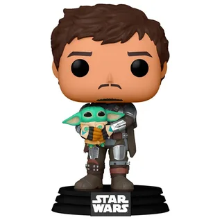 Star Wars The Mandalorian Funko Pop Vinyl: The Mandalorian with Grogu by Funko – cover 2 of 3
