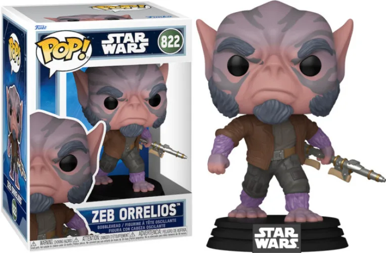 Star Wars The Mandalorian Funko Pop Vinyl: Zeb Orrelios van Funko – cover 1 van 2