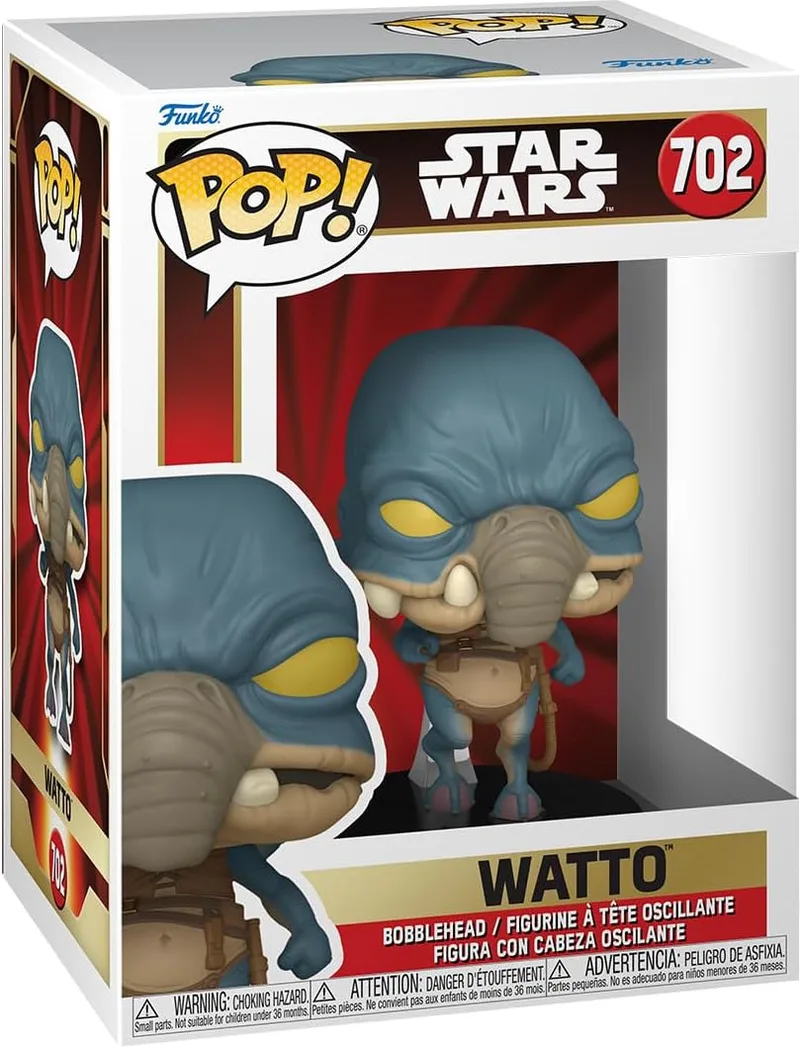 Star Wars The Phantom Menace 25th Anniversary Funko Pop Vinyl: Watto van Funko – cover 1 van 2