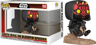 Star Wars The Phantom Menace 25th Anniversary Funko Pop Vinyl: Darth Maul on Bloodfin van Funko – cover 1 van 2