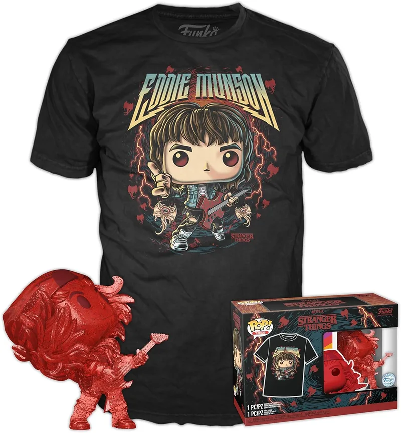 Stranger Things Funko Pop! Tees & Vinyl - Eddie Munson by Funko – cover