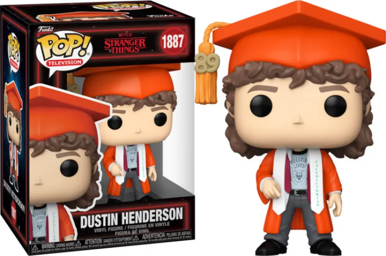 Stranger Things Funko Pop Vinyl: Dustin Henderson (Graduation) by Funko – cover