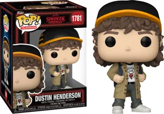 Stranger Things Funko Pop Vinyl: Dustin Henderson (Season 5) van Funko – cover 1 van 2