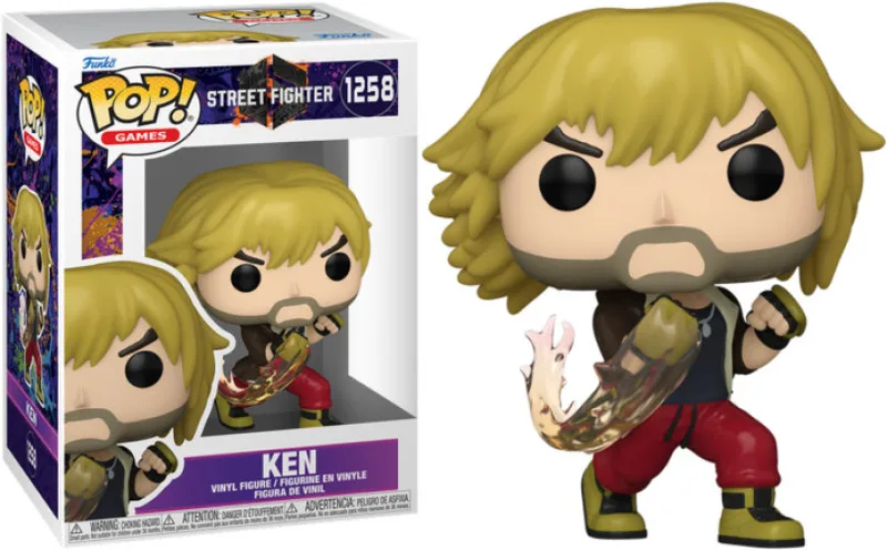 Street Fighter 6 Funko Pop Vinyl: Ken (1258) van Funko – cover