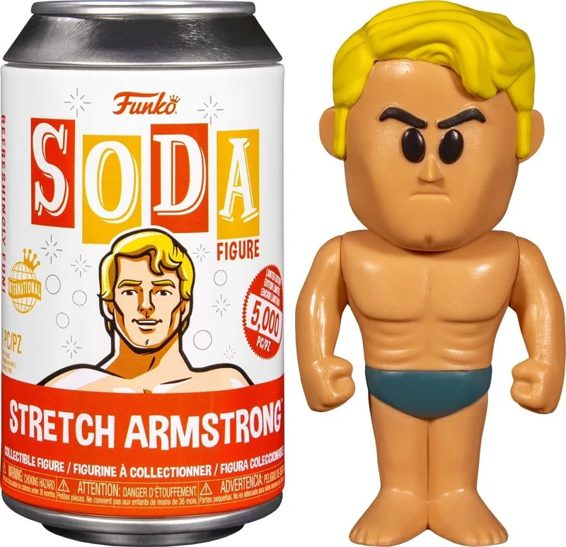 Stretch Armstrong Funko Vinyl Soda: Stretch Armstrong van Funko – cover