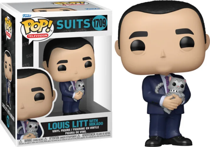 Suits Funko Pop Vinyl: Louis Litt with Mikado by Funko – cover 1 of 2