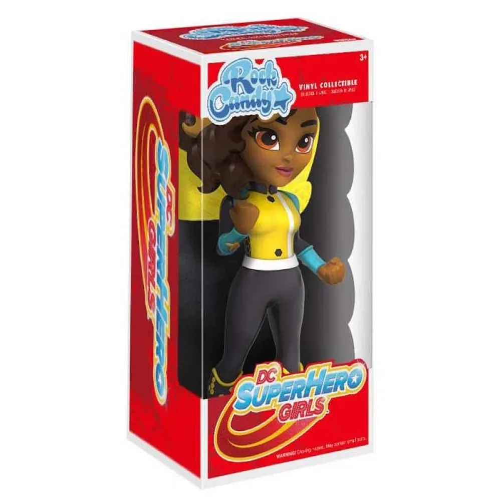 Super Hero Girls Rock Candy Bumble Bee Figuur van Funko – cover