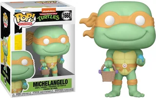 Teenage Mutant Ninja Turtles Funko Pop Vinyl: Michelangelo (1668) van Funko – cover 1 van 2