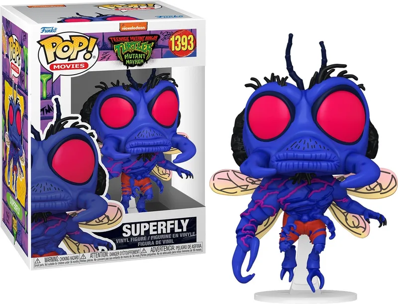 Teenage Mutant Ninja Turtles Mayhem Funko Pop Vinyl: Superfly van Funko – cover 1 van 2