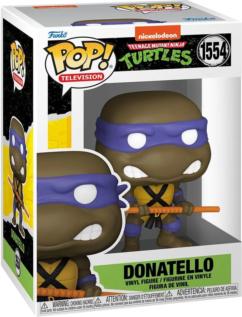 Teenage Mutant Ninja Turtles Season 4 Funko Pop Vinyl: Donatello de Funko – jaquette
