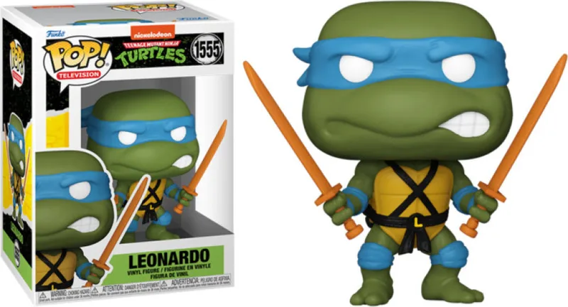 Teenage Mutant Ninja Turtles Season 4 Funko Pop Vinyl: Leonardo van Funko – cover 1 van 2