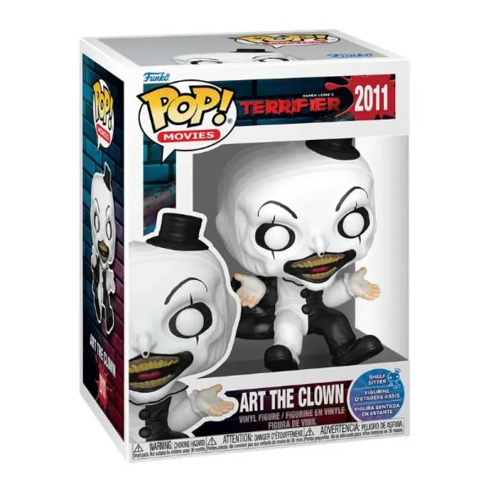 Terrifier-art The Clown (sit) Figuur de Funko – jaquette