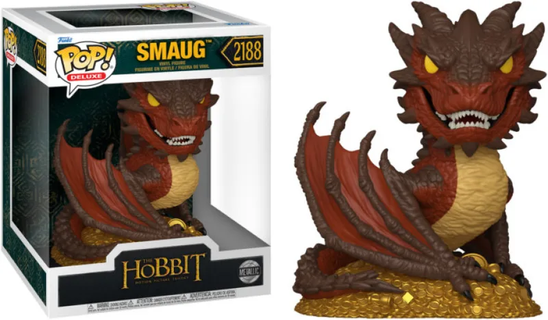The Hobbit Deluxe Funko Pop Vinyl: Smaug (Metallic) (2188) de Funko – jaquette
