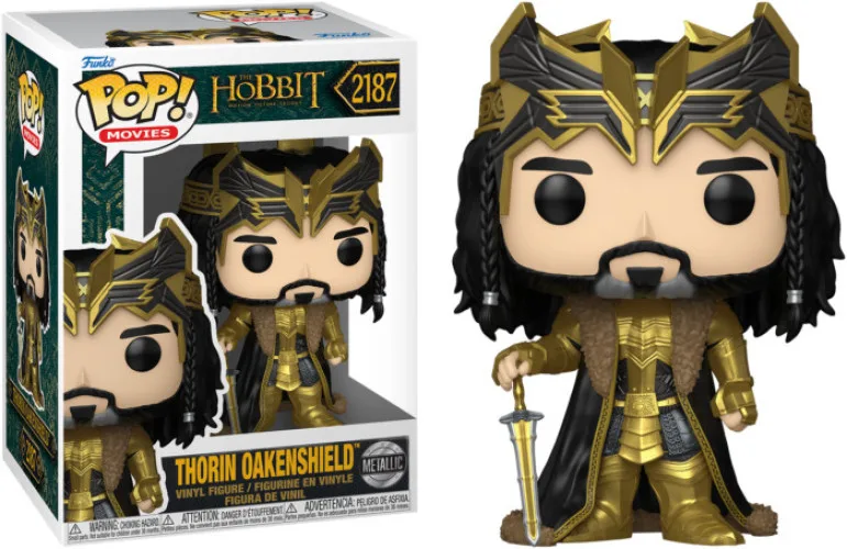 The Hobbit Funko Pop Vinyl: Thorin Oakenshield (Metallic) (2187) van Funko – cover