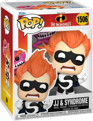 The Incredibles Funko Pop Vinyl: JJ & Syndrome de Funko – jaquette 1 sur 2