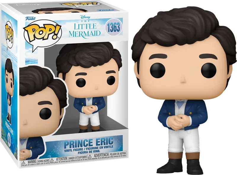The Little Mermaid Live-Action Funko Pop Vinyl: Prince Eric van Funko – cover