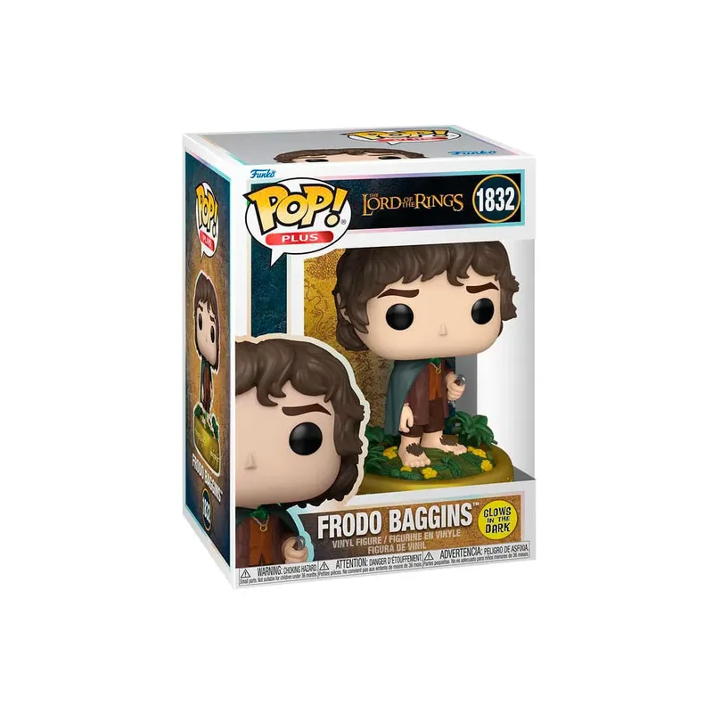 The Lord of the Rings Funko Pop Plus Vinyl: Frodo Baggins (Glow in the Dark) by Funko – cover 3 of 3