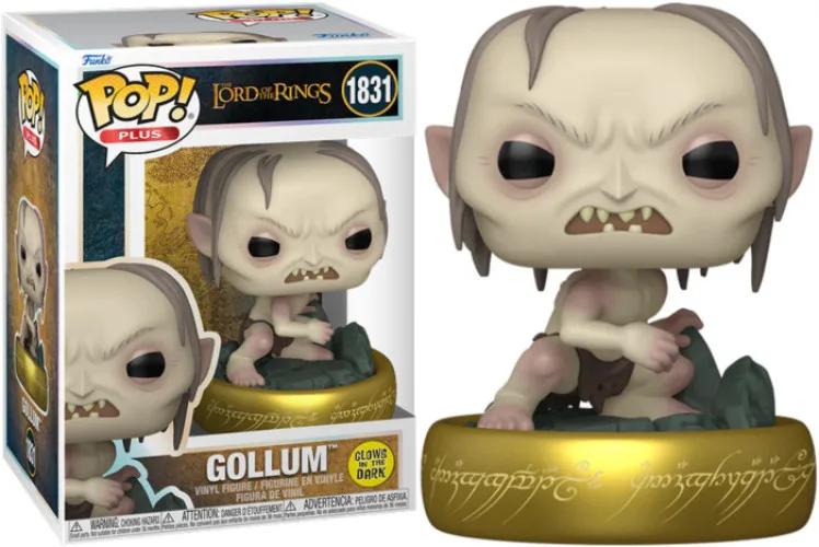 The Lord of the Rings Funko Pop Plus Vinyl: Gollum (Glow in the Dark) by Funko – cover 1 of 3